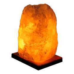 Doğal Kristal Kaya Tuzu Lambası Çankırı Kablolu Ampullü Beyaz 3-4 Kg