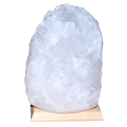 Doğal Kristal Kaya Tuzu Lambası Çankırı Kablolu Ampullü Beyaz 4-5 Kg (1)