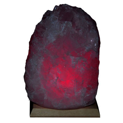 Doğal Kristal Kaya Tuzu Lambası Çankırı Kablolu Ampullü Beyaz 4-5 Kg - 1