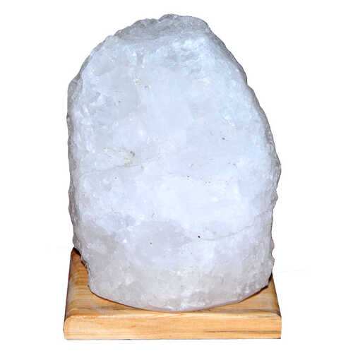 Doğal Kristal Kaya Tuzu Lambası Çankırı Kablolu Ampullü Beyaz 6-7 Kg - 2