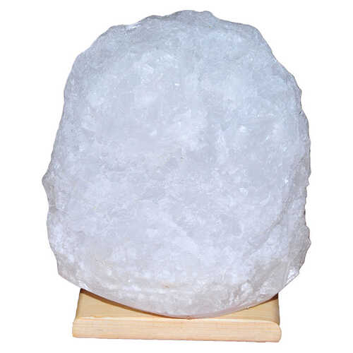 Doğal Kristal Kaya Tuzu Lambası Çankırı Kablolu Ampullü Beyaz 9-10 Kg - 4
