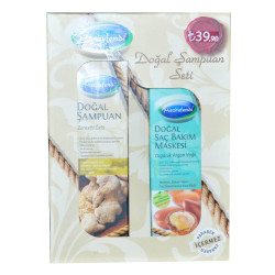 Zencefil Özlü Şampuan 250 ML + Argan Yağlı Saç Maskesi 150 ML (1)
