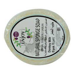 Doğal Süngerli Eşek Sütü Sabunu 125 Gr (1)