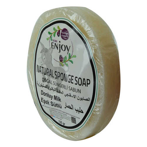 Doğal Süngerli Eşek Sütü Sabunu 125 Gr - 3