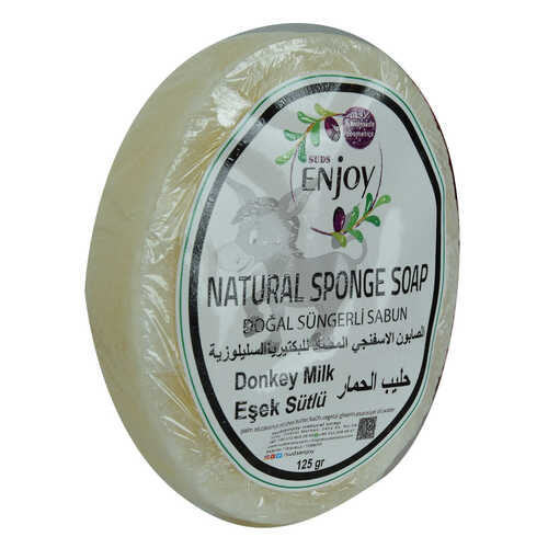 Doğal Süngerli Eşek Sütü Sabunu 125 Gr - 4