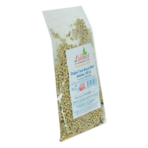 Doğal Tane Akbiber Beyaz Biber Beyaz Karabiber 100 Gr Paket - 4