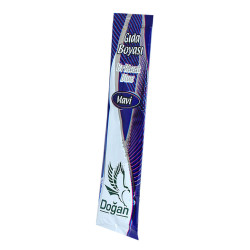 Pasta Şerbet Slime Gıda Boyası Mavi Toz 9 Gr Paket (1)