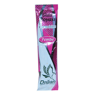 Pasta Şerbet Slime Gıda Boyası Pembe Toz 9 Gr Paket - 1