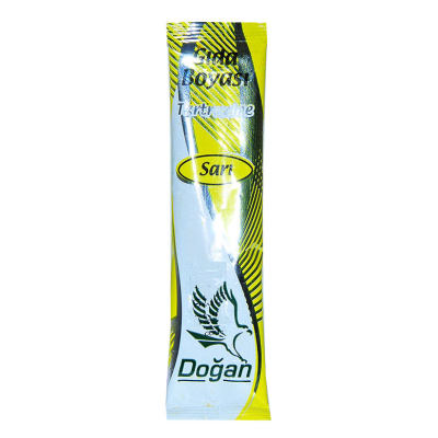 Pasta Şerbet Slime Gıda Boyası Sarı Toz 9 Gr Paket - 1