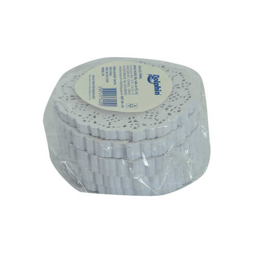 Kağıt Bardak Altlığı 9 Cm Dantel Desenli Beyaz 500 Adetli 1 Paket - 1
