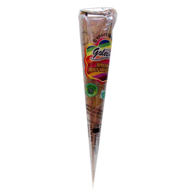 Dövme Koni Kına Turuncu Simli Takribi 25 Gr - 1