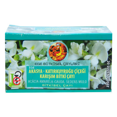 Akasya Katırkuyruğu Çiçeği Karışım Bitki Çayı 20 Süzen Poşet - 1