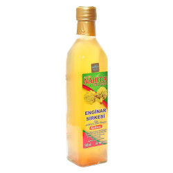 Enginar Sirkesi Doğal Katkısız Cam Şişe 500 ML (1)