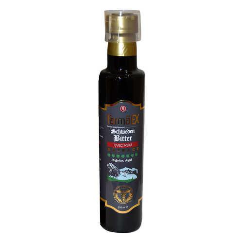 Farmaex İsveç İksiri Şurubu Bitkisel Ekstrakt Alkolsüz 250 ML - 1
