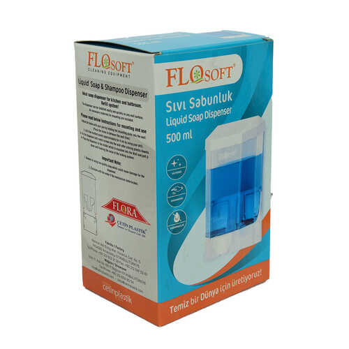 Sıvı Sabunluk ve Şampuan Makinası Şeffaf Renk 500 ML Hacimli - 2