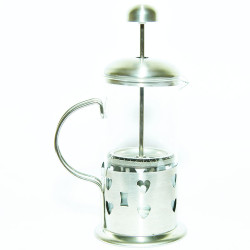 French Press Bitki Çayı Cam Demliği 04 350 ML