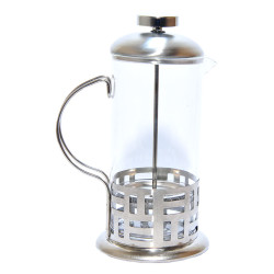 French Press Bitki Çayı Cam Demliği 05 350 ML