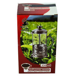 French Press Bitki Çayı Cam Demliği 07 350 ML (1)