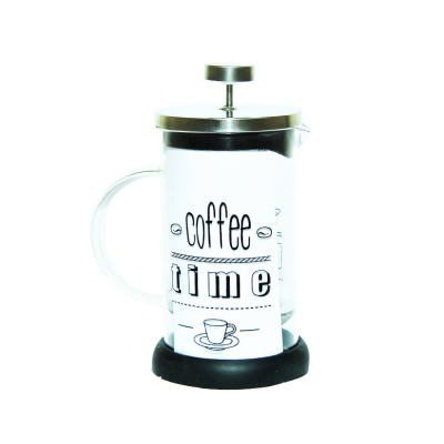 French Press Bitki Çayı Cam Demliği Siyah 600 ML - 2