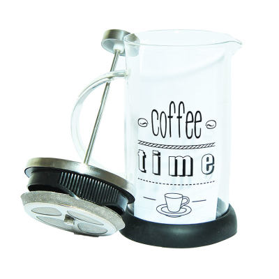 French Press Bitki Çayı Cam Demliği Siyah 600 ML - 3