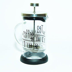 French Press Bitki Çayı Cam Demliği Siyah 600 ML - 5