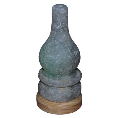 Gaz Lamba Şekilli Doğal Kaya Tuzu Lambası Çankırı Kablolu Ampullü Beyaz 1-2 Kg - 1