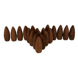 Geri Akış Şelale Misk Kokulu 40 Konik Tütsü - Musk Backflow Incense Cones (1)