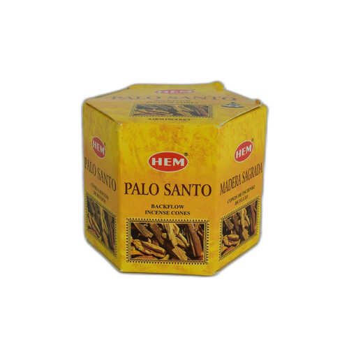 Geri Akış Şelale Palo Santo Ağacı Kokulu 40 Konik Tütsü - Palo Santo Backflow Incense Cones - 1