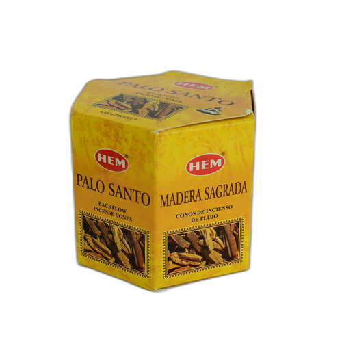 Geri Akış Şelale Palo Santo Ağacı Kokulu 40 Konik Tütsü - Palo Santo Backflow Incense Cones - 3