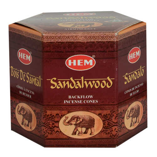 Geri Akış Şelale Sandal Ağacı Kokulu 40 Konik Tütsü - Sandalwood Backflow Incense Cones - 1