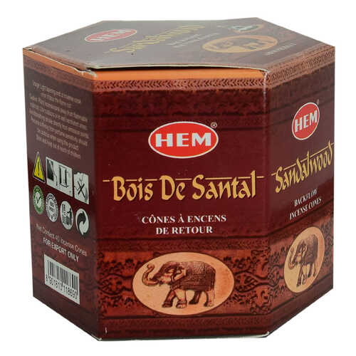 Geri Akış Şelale Sandal Ağacı Kokulu 40 Konik Tütsü - Sandalwood Backflow Incense Cones - 4