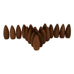 Geri Akış Şelale Yasemin Kokulu 40 Konik Tütsü - Jasmine Backflow Incense Cones (1)