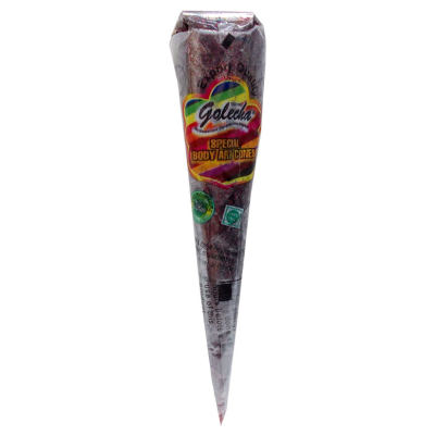 Dövme Koni Kına Kırmızı Simli 25Gr - 1