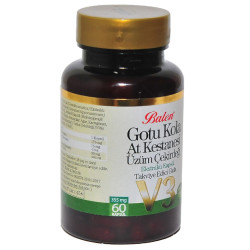 Gotu Kola At Kestanesi Üzüm Çekirdeği Ekstratı V3 60 Kapsül (1)