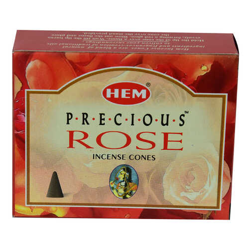Gül Kokulu 10 Konik Tütsü - Precious Rose Incense Cones - 1