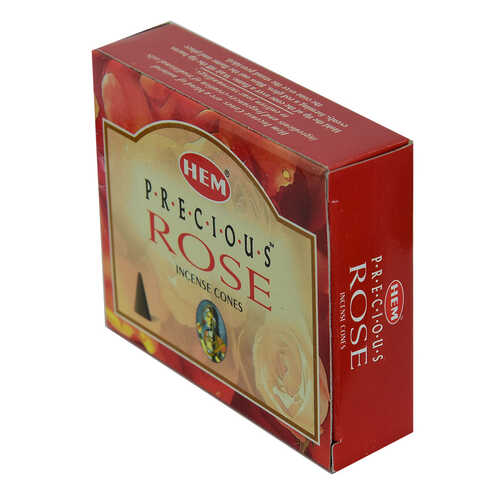 Gül Kokulu 10 Konik Tütsü - Precious Rose Incense Cones - 4