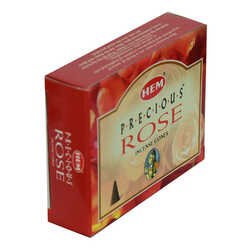 Gül Kokulu 10 Konik Tütsü - Precious Rose Incense Cones - 5