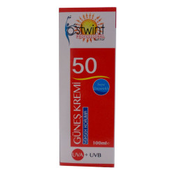 Güneş Kremi 50 Faktör UVA+ UVB Yüksek Koruma Suya Dayanıklı 100 ML