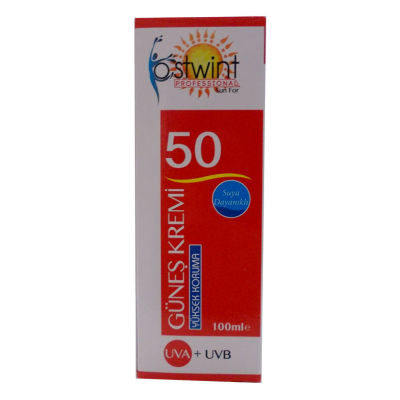 Güneş Kremi 50 Faktör UVA+ UVB Yüksek Koruma Suya Dayanıklı 100 ML - 1