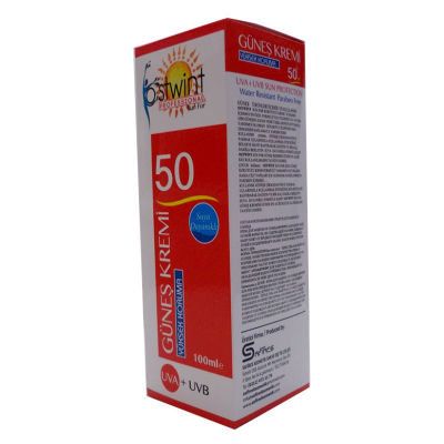 Güneş Kremi 50 Faktör UVA+ UVB Yüksek Koruma Suya Dayanıklı 100 ML - 2