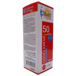 Güneş Kremi 50 Faktör UVA+ UVB Yüksek Koruma Suya Dayanıklı 100 ML - 3