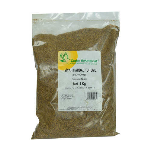 Hardal Tohumu Öğütülmüş Doğal Siyah 1000 Gr Paket - 1