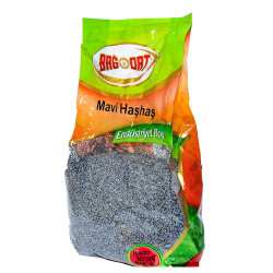 Haşhaş Tohumu Tane Doğal Mavi 1000 Gr Paket (1)