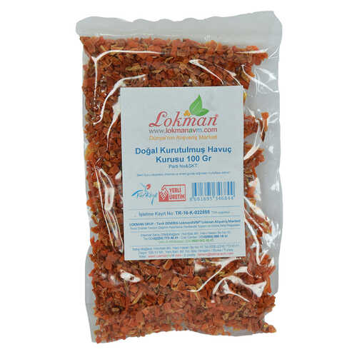 Havuç Kurusu 100 Gr Paket - 2