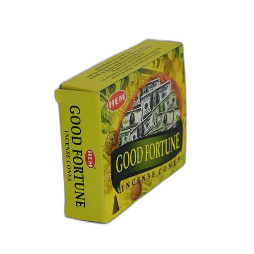 İyi Şans Talih Servet Çekme 10 Konik Tütsü - Good Fortune Incense Cones - 2
