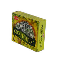 İyi Şans Talih Servet Çekme 10 Konik Tütsü - Good Fortune Incense Cones - 3
