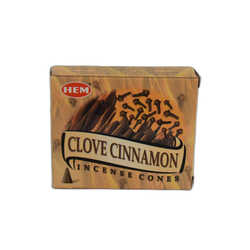Karanfil Tarçın Kokulu 10 Konik Tütsü - Clove Cinnamon Incense Cones