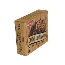 Karanfil Tarçın Kokulu 10 Konik Tütsü - Clove Cinnamon Incense Cones (1)