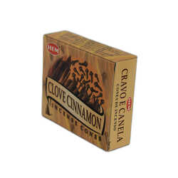 Karanfil Tarçın Kokulu 10 Konik Tütsü - Clove Cinnamon Incense Cones - 3