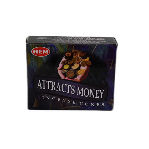 Paranın Cezbi Para Çekme Kokulu 10 Konik Tütsü - Attracts Money Incense Cones - 1